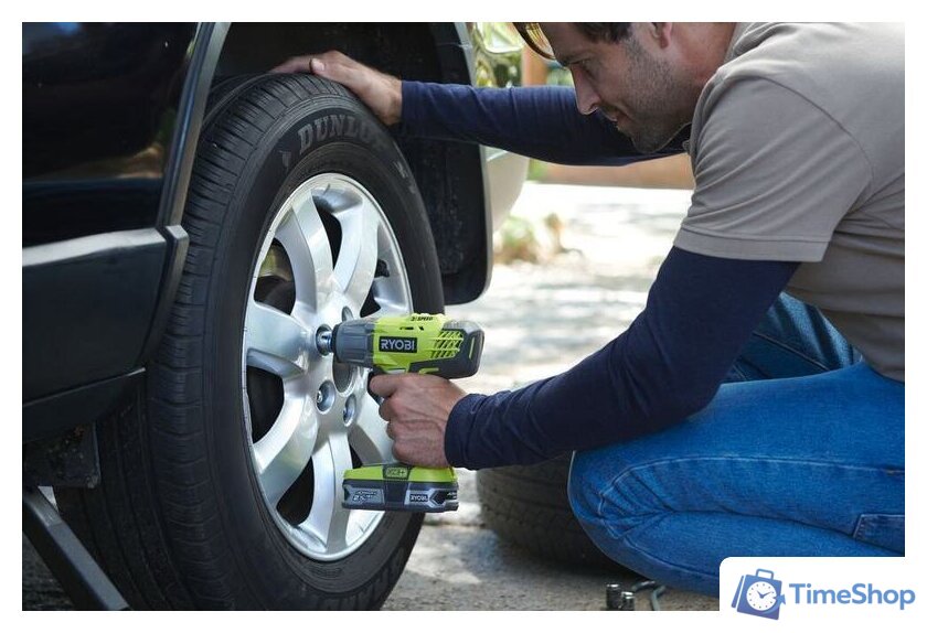 Гайковерт Ryobi R18IW3-120S 5133003574 (с 1-им АКБ) - Изображение №5 — Интернет-магазин Time-Shop