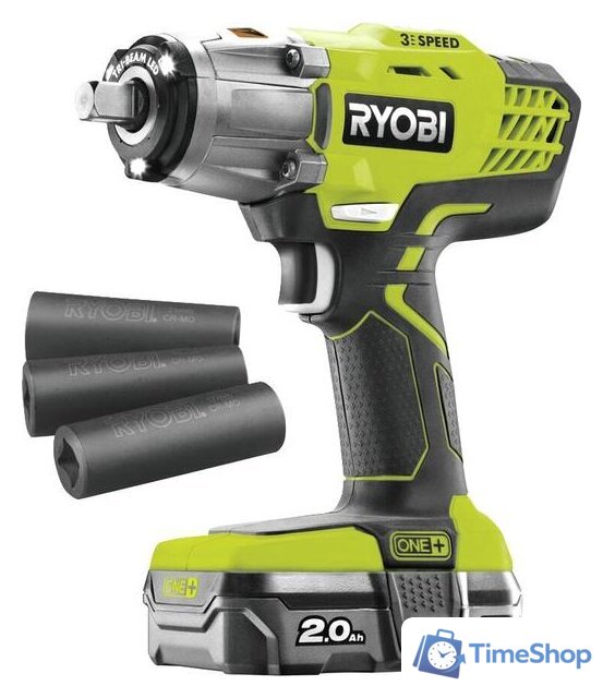 Гайковерт Ryobi R18IW3-120S 5133003574 (с 1-им АКБ) - Изображение №2 — Интернет-магазин Time-Shop
