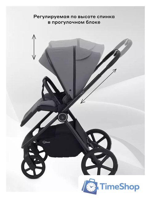 Универсальная коляска Rant Teo 2в1 RA120 (серый) - Изображение №10 — Интернет-магазин Time-Shop