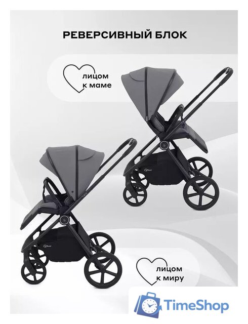 Универсальная коляска Rant Teo 2в1 RA120 (серый) - Изображение №8 — Интернет-магазин Time-Shop