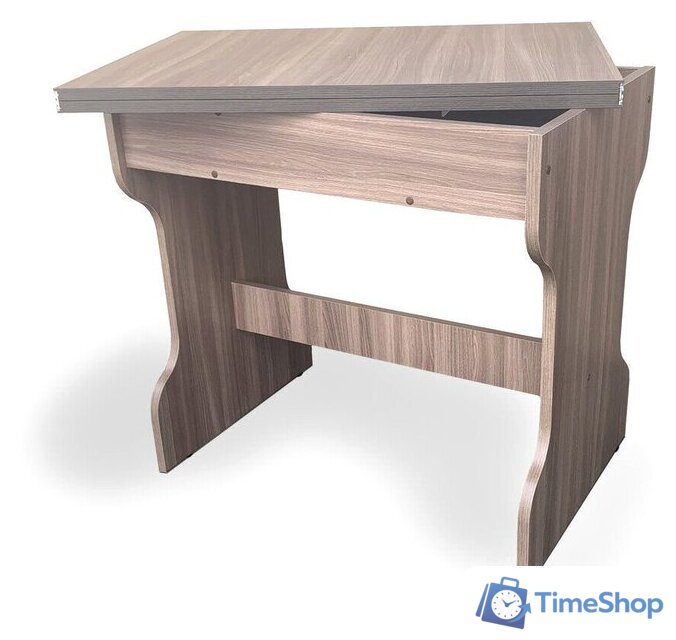 Кухонный стол Анмикс Раскладной ИП 01-340000 (ЛДСП, ясень шимо темный) - Изображение №2 — Интернет-магазин Time-Shop