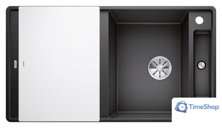 Кухонная мойка Blanco Axia III 5 S-F 523231 (антрацит, стеклянная доска) - Изображение №1 — Интернет-магазин Time-Shop