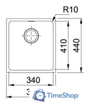 Кухонная мойка Franke Sirius SID 110-34 125.0443.350 (оникс) - Изображение №2 — Интернет-магазин Time-Shop