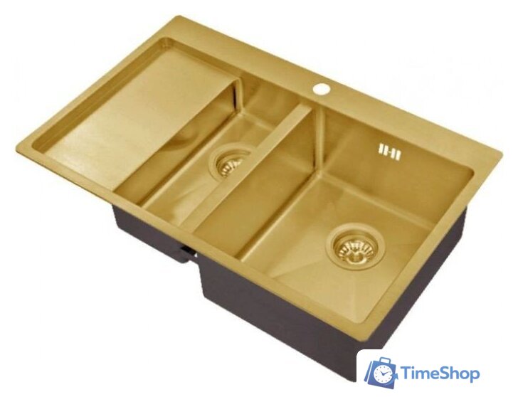 Кухонная мойка ZorG SZR 5178-2-R Bronze - Изображение №1 — Интернет-магазин Time-Shop