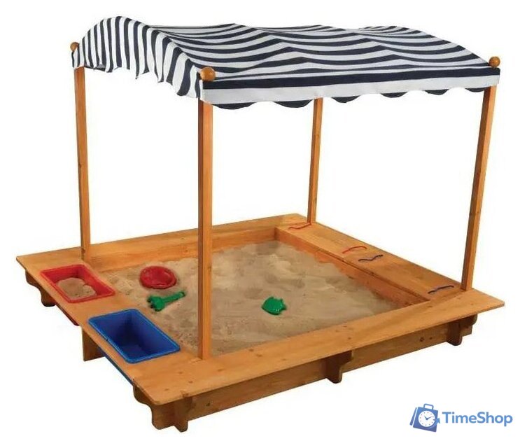 Песочница KidKraft 00165 (белый/темно-синий) - Изображение №1 — Интернет-магазин Time-Shop
