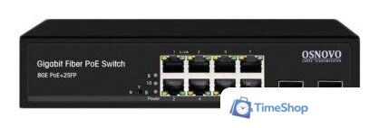 Неуправляемый коммутатор Osnovo SW-80802(150W) - Изображение №1 — Интернет-магазин Time-Shop