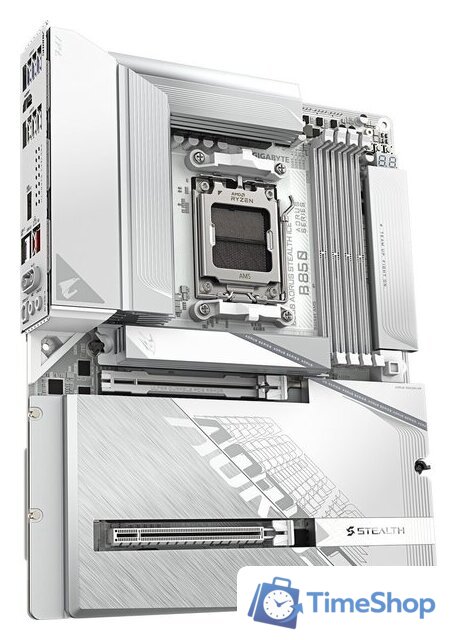 Материнская плата Gigabyte B850 Aorus Stealth Ice - Изображение №3 — Интернет-магазин Time-Shop