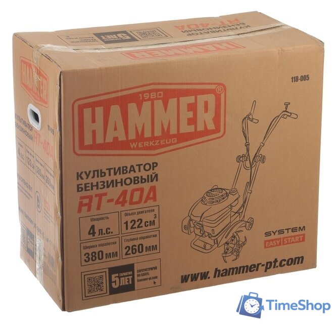 Мотокультиватор бензиновый Hammer Flex RT-40A - Изображение №11 — Интернет-магазин Time-Shop