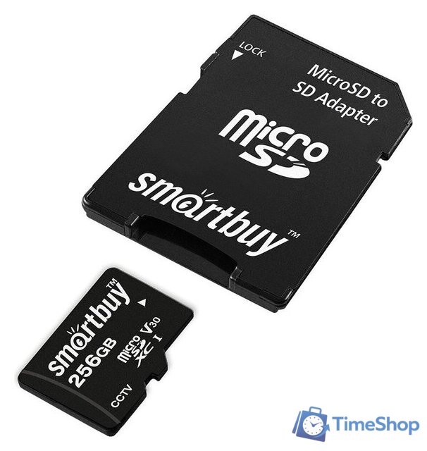 Карта памяти SmartBuy microSDXC SB256GBSDCCTV 256GB - Изображение №2 — Интернет-магазин Time-Shop