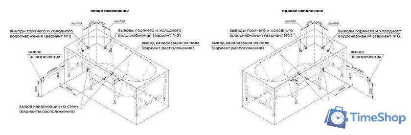 Ванна Radomir Вальс 170x75 1-01-0-0-1-337 - Изображение №12 — Интернет-магазин Time-Shop