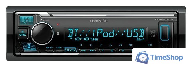 USB-магнитола Kenwood KMM-BT408 - Изображение №1 — Интернет-магазин Time-Shop