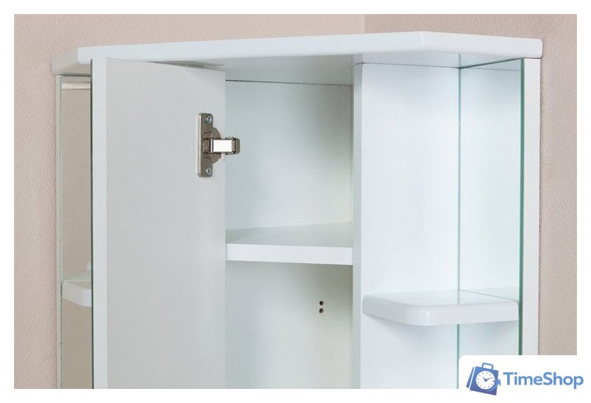  Onika Шкаф с зеркалом Кредо 35.01У (белый) [303501] - Изображение №3 — Интернет-магазин Time-Shop