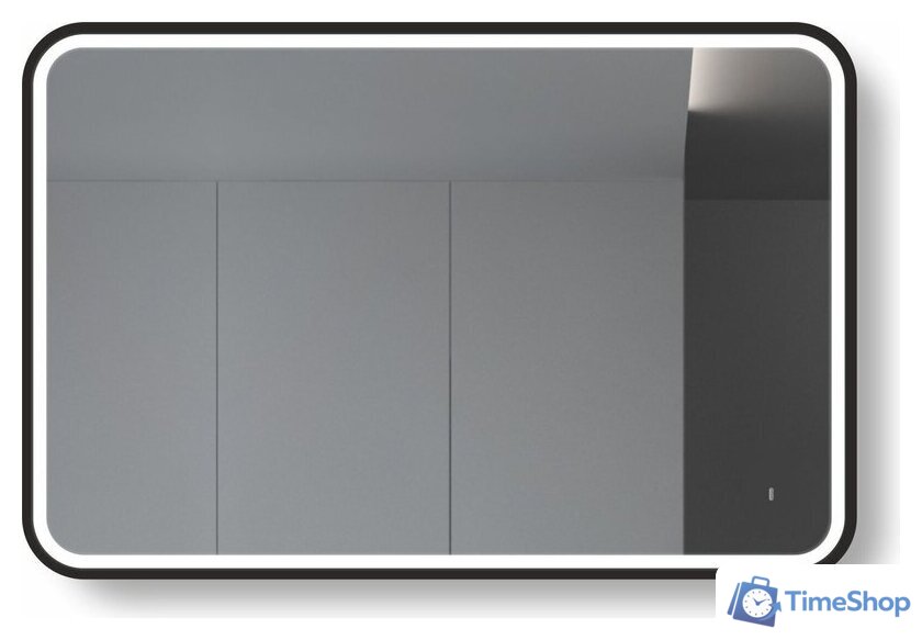  Алмаз-Люкс Зеркало Bissau Blaсk 10070dh-6 (с подсветкой, датчиком движения и подогревом) - Изображение №2 — Интернет-магазин Time-Shop