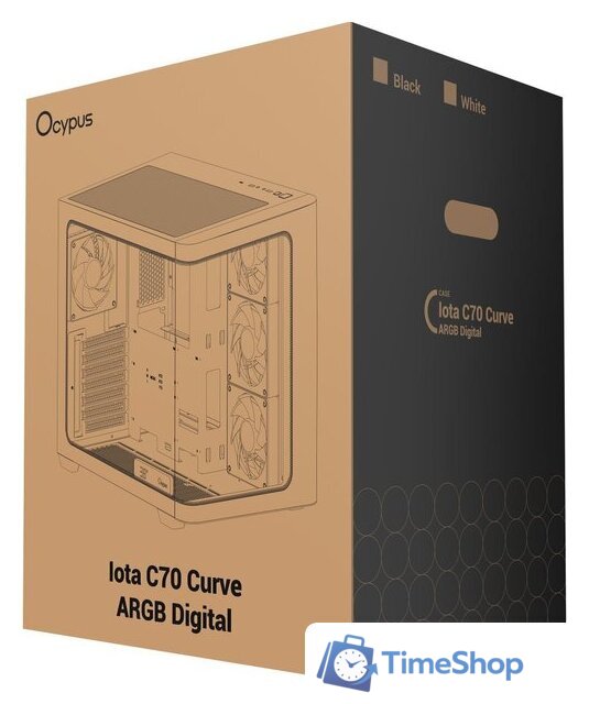 Корпус Ocypus Iota C70 Curve WH ARGB - Изображение №10 — Интернет-магазин Time-Shop