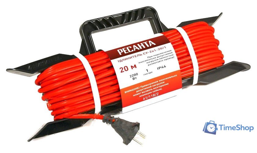Удлинитель Ресанта СУ-2x1-20/1 - Изображение №1 — Интернет-магазин Time-Shop