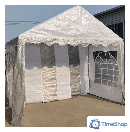 Тент-шатер Sundays Party 3x3 (белый/серый) - Изображение №2 — Интернет-магазин Time-Shop