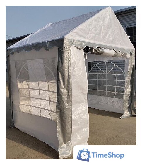 Тент-шатер Sundays Party 3x3 (белый/серый) - Изображение №4 — Интернет-магазин Time-Shop