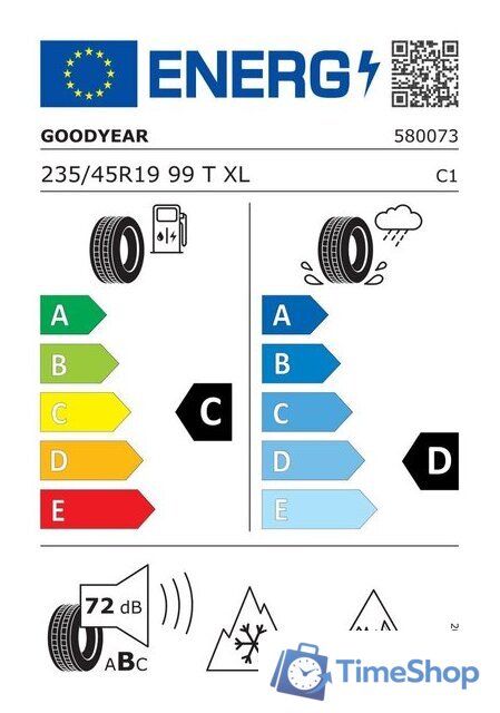 Зимние шины Goodyear UltraGrip Ice 2+ 245/45R20 103T - Изображение №3 — Интернет-магазин Time-Shop