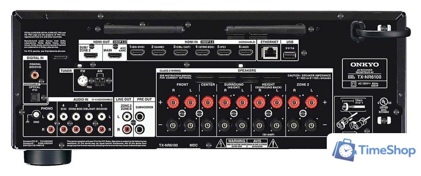 AV ресивер Onkyo TX-NR6100 - Изображение №4 — Интернет-магазин Time-Shop