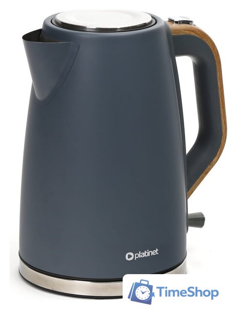 Электрический чайник Platinet Velvet Wooden (синий) - Изображение №10 — Интернет-магазин Time-Shop