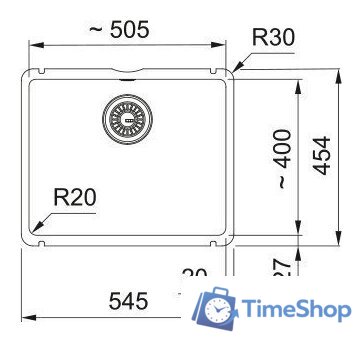 Кухонная мойка Franke KubusX KXK 110-51 126.0738.290 (белый) - Изображение №4 — Интернет-магазин Time-Shop