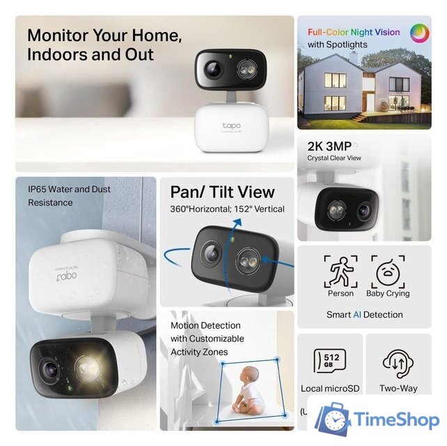 IP-камера TP-Link Tapo C216 - Изображение №4 — Интернет-магазин Time-Shop