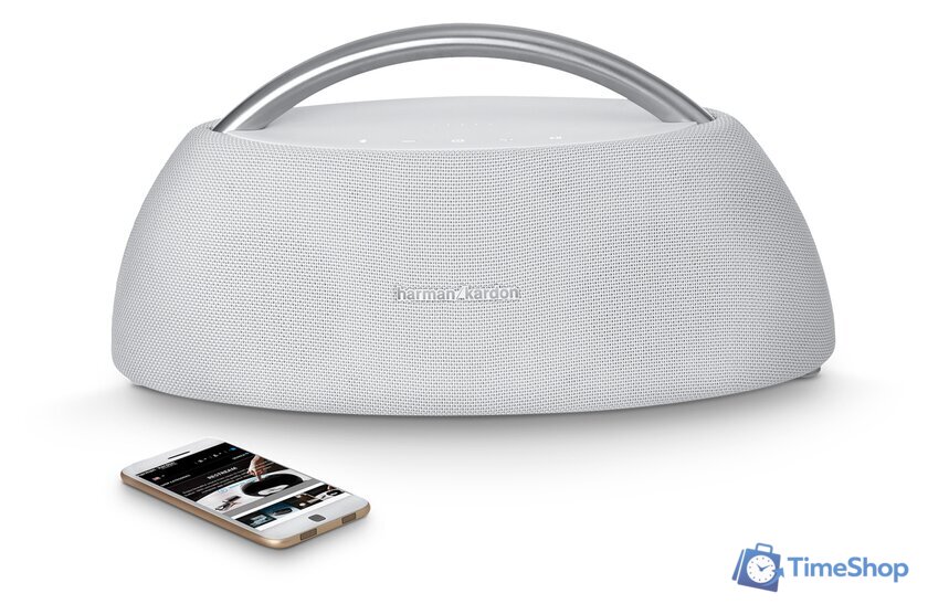 Беспроводная колонка Harman/Kardon GO + Play (белый) - Изображение №3 — Интернет-магазин Time-Shop