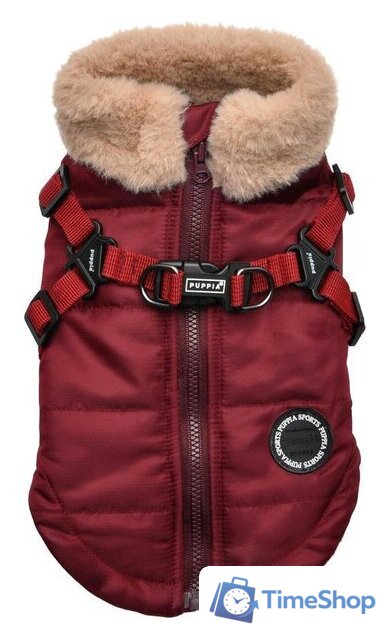 Куртка для животных Puppia Donavan PAUD-VT1853-WN-S (красный) - Изображение №1 — Интернет-магазин Time-Shop