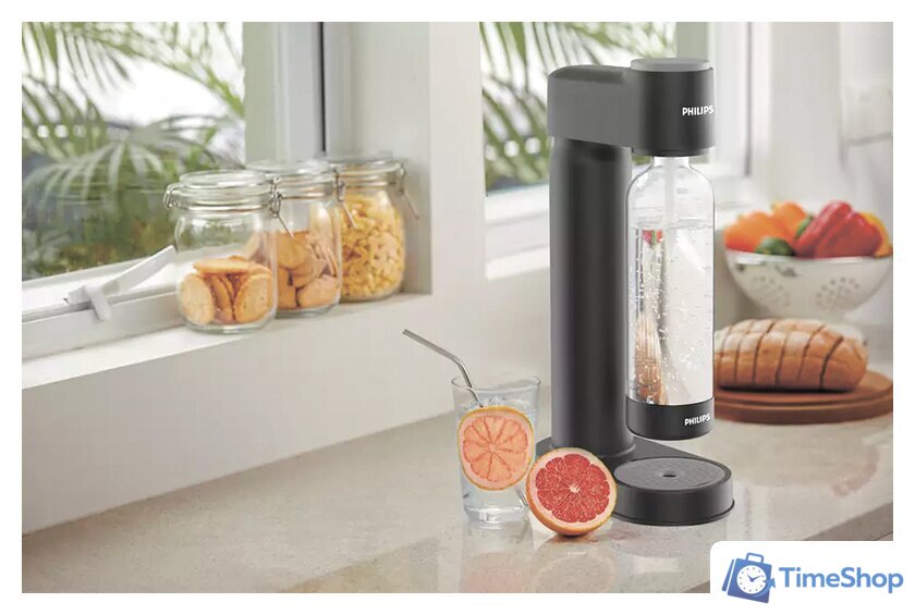 Сифон для газирования Philips GoZero ADD4901BK/10 - Изображение №2 — Интернет-магазин Time-Shop