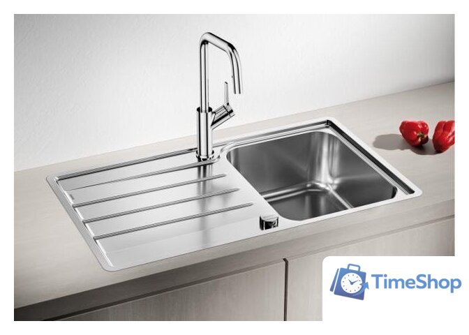 Кухонная мойка Blanco Lemis 45 S-IF 523031 (нержавеющая сталь) - Изображение №2 — Интернет-магазин Time-Shop