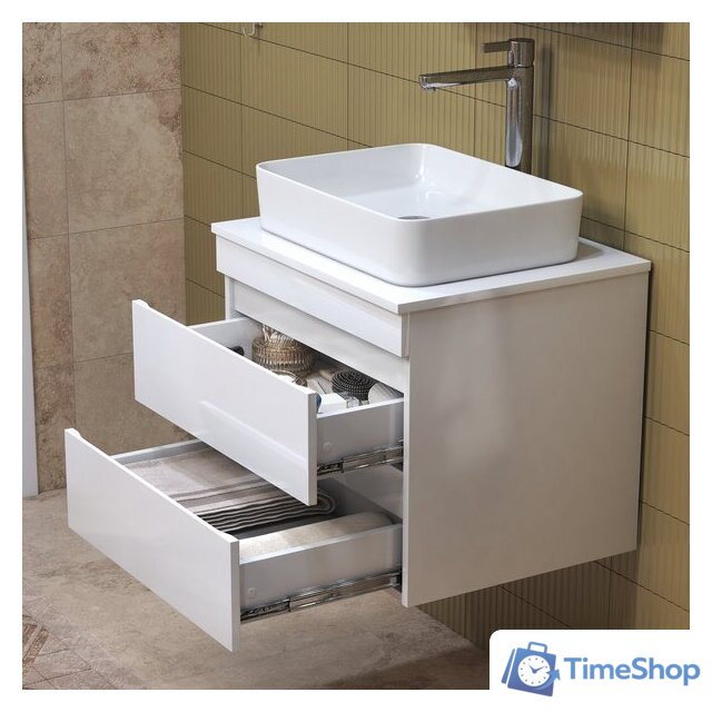  Vigo Тумба под умывальник Urban 600-0-2 со столешницей навесная - Изображение №5 — Интернет-магазин Time-Shop