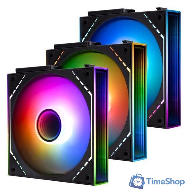 Комплект вентиляторов для корпуса Thermalright TL-M12Q-S X3 (черный) - Изображение №2 — Интернет-магазин Time-Shop