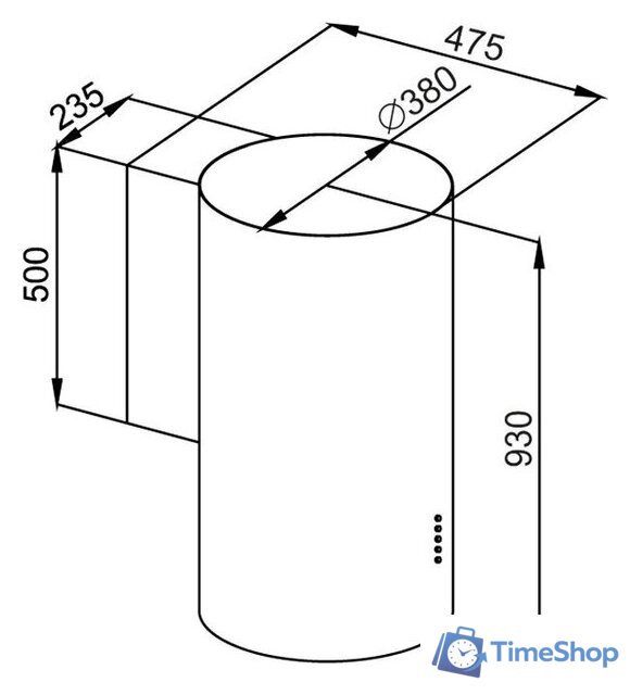 Кухонная вытяжка MAUNFELD Lee Side (C) 39 (черный) - Изображение №12 — Интернет-магазин Time-Shop