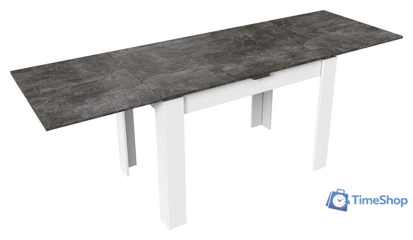Кухонный стол Трия Промо тип 4 (белый/ателье темный) - Изображение №2 — Интернет-магазин Time-Shop