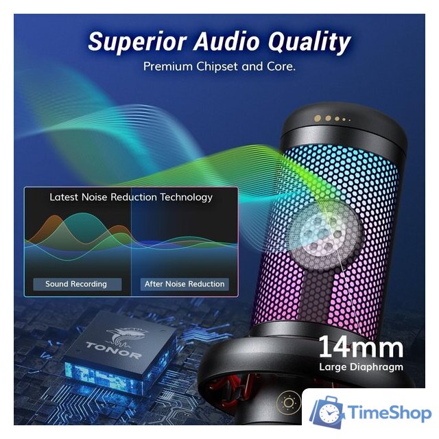 Проводной микрофон Tonor TC310 (черный) - Изображение №6 — Интернет-магазин Time-Shop