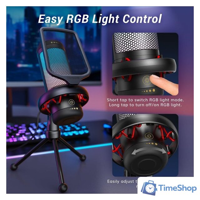 Проводной микрофон Tonor TC310 (черный) - Изображение №8 — Интернет-магазин Time-Shop