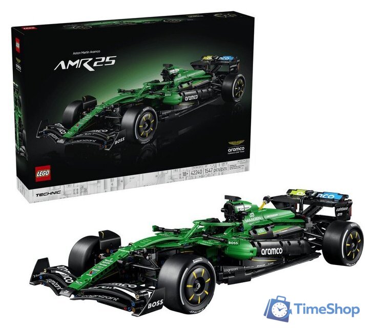 Конструктор LEGO Technic 42240 Aston Martin Aramco AMR25 F1 - Изображение №1 — Интернет-магазин Time-Shop