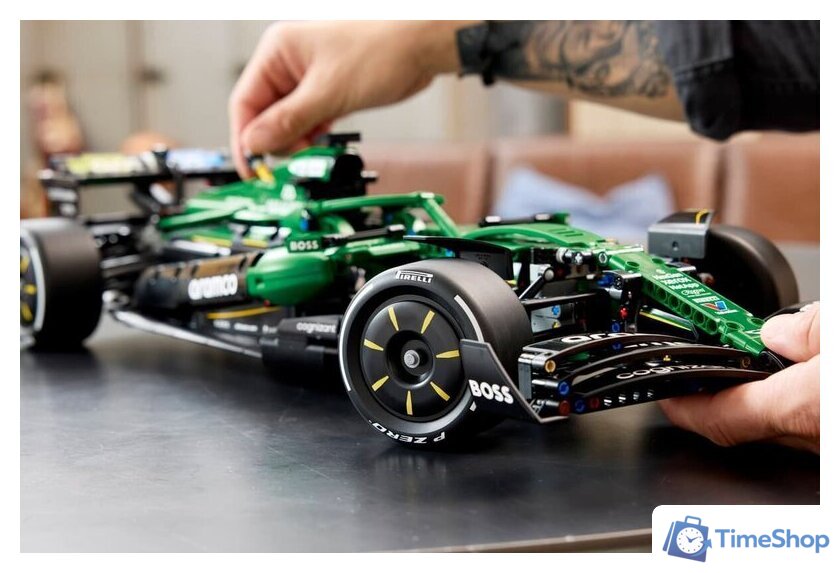 Конструктор LEGO Technic 42240 Aston Martin Aramco AMR25 F1 - Изображение №16 — Интернет-магазин Time-Shop