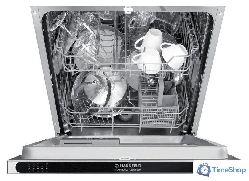 Встраиваемая посудомоечная машина MAUNFELD MLP6022A01 Light Beam - Изображение №8 — Интернет-магазин Time-Shop