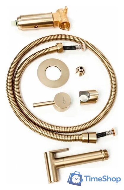 Гигиенический душ Hansberge H3099 (золото матовый) - Изображение №4 — Интернет-магазин Time-Shop