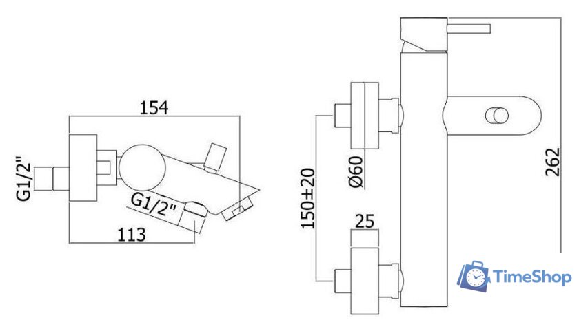 Смеситель Paffoni Light LIG022ST - Изображение №2 — Интернет-магазин Time-Shop