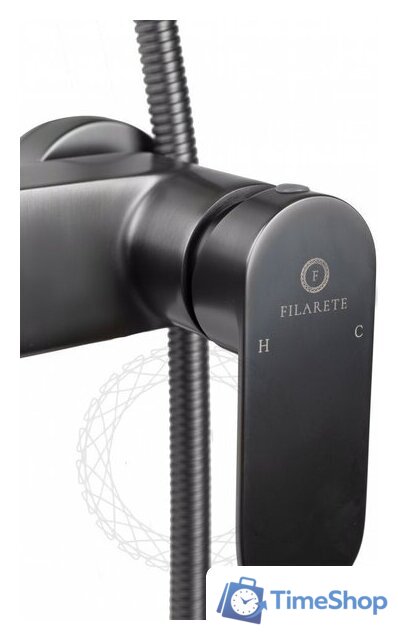 Душевая система  Filarete Retta FL2030 (графит) - Изображение №6 — Интернет-магазин Time-Shop