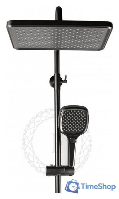 Душевая система  Filarete Retta FL2030 (графит) - Изображение №7 — Интернет-магазин Time-Shop