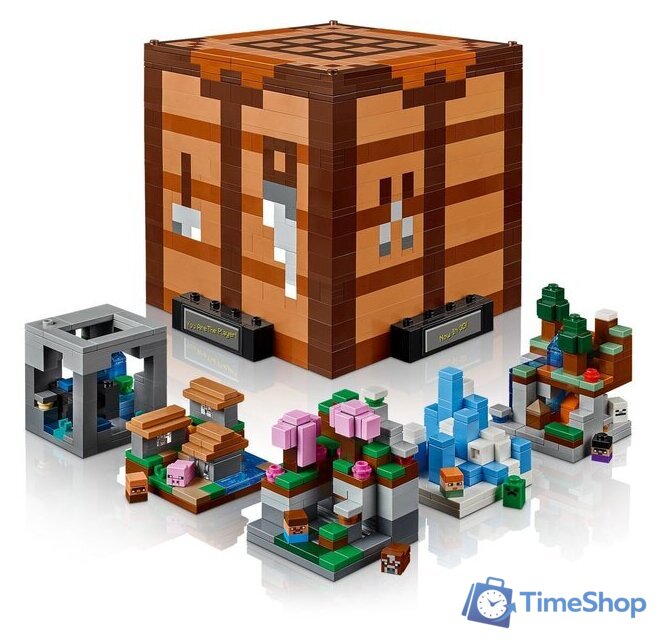 Конструктор LEGO Minecraft 21265 Верстак - Изображение №7 — Интернет-магазин Time-Shop