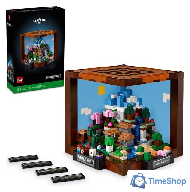 Конструктор LEGO Minecraft 21265 Верстак - Изображение №3 — Интернет-магазин Time-Shop