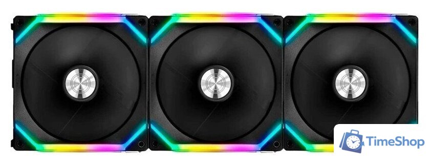 Комплект вентиляторов для корпуса 1stPlayer XF7 Reverse ARGB (3 шт, черный) - Изображение №1 — Интернет-магазин Time-Shop
