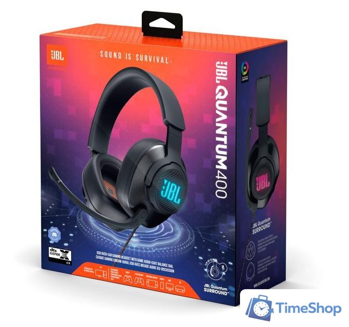 Наушники JBL Quantum 400 - Изображение №10 — Интернет-магазин Time-Shop