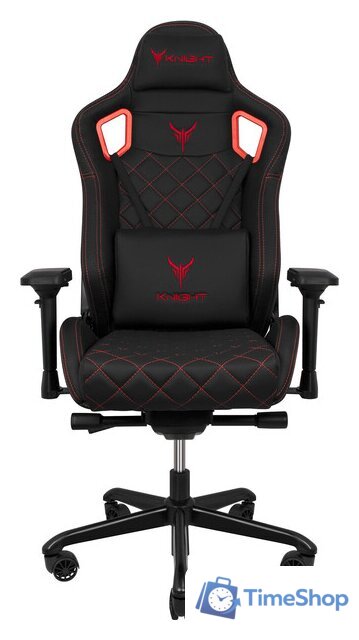 Игровое (геймерское) кресло Knight Titan (черный/красный) - Изображение №2 — Интернет-магазин Time-Shop