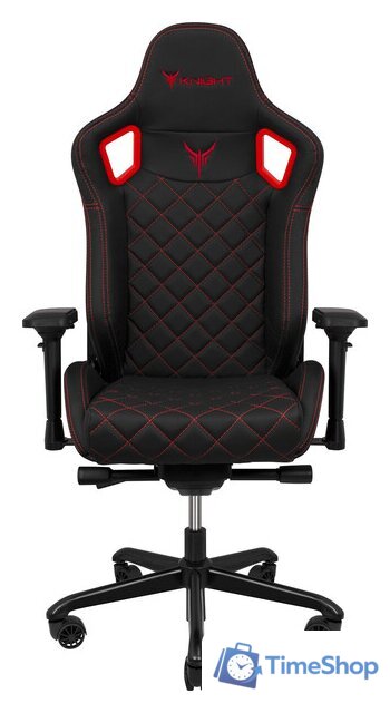 Игровое (геймерское) кресло Knight Titan (черный/красный) - Изображение №10 — Интернет-магазин Time-Shop