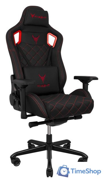 Игровое (геймерское) кресло Knight Titan (черный/красный) - Изображение №1 — Интернет-магазин Time-Shop